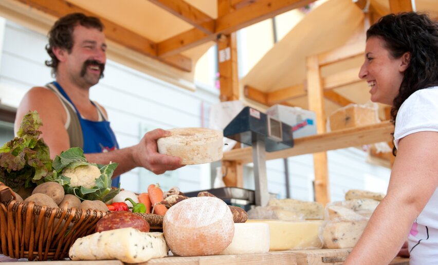 Mercato Contadino in Val di Sole | © Archivio APT Val di Sole - Ph Luca Brentari